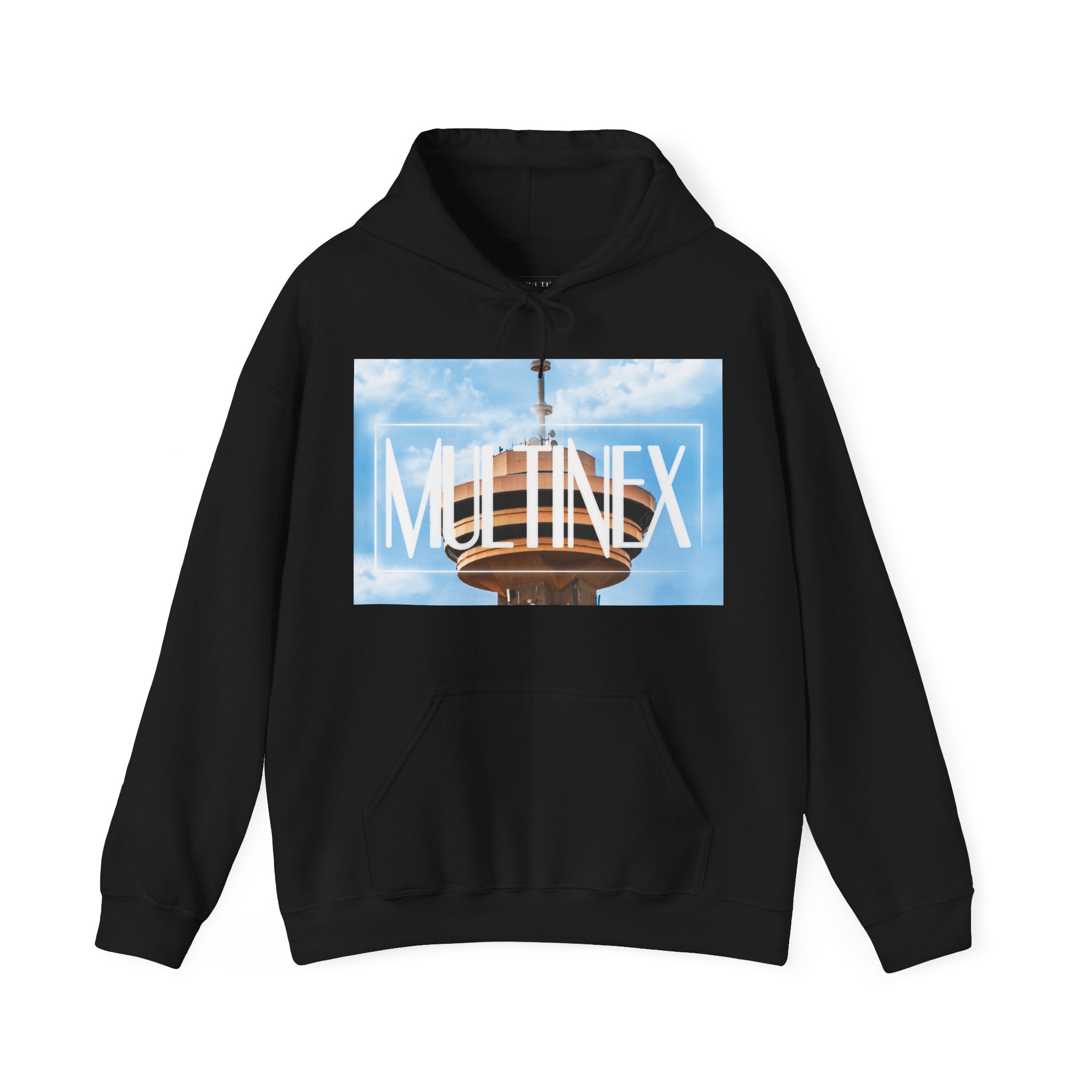 Multinex Vancity Skyscraper Trendy Unisex Hooded Sweatshirt with MUTINEX Design