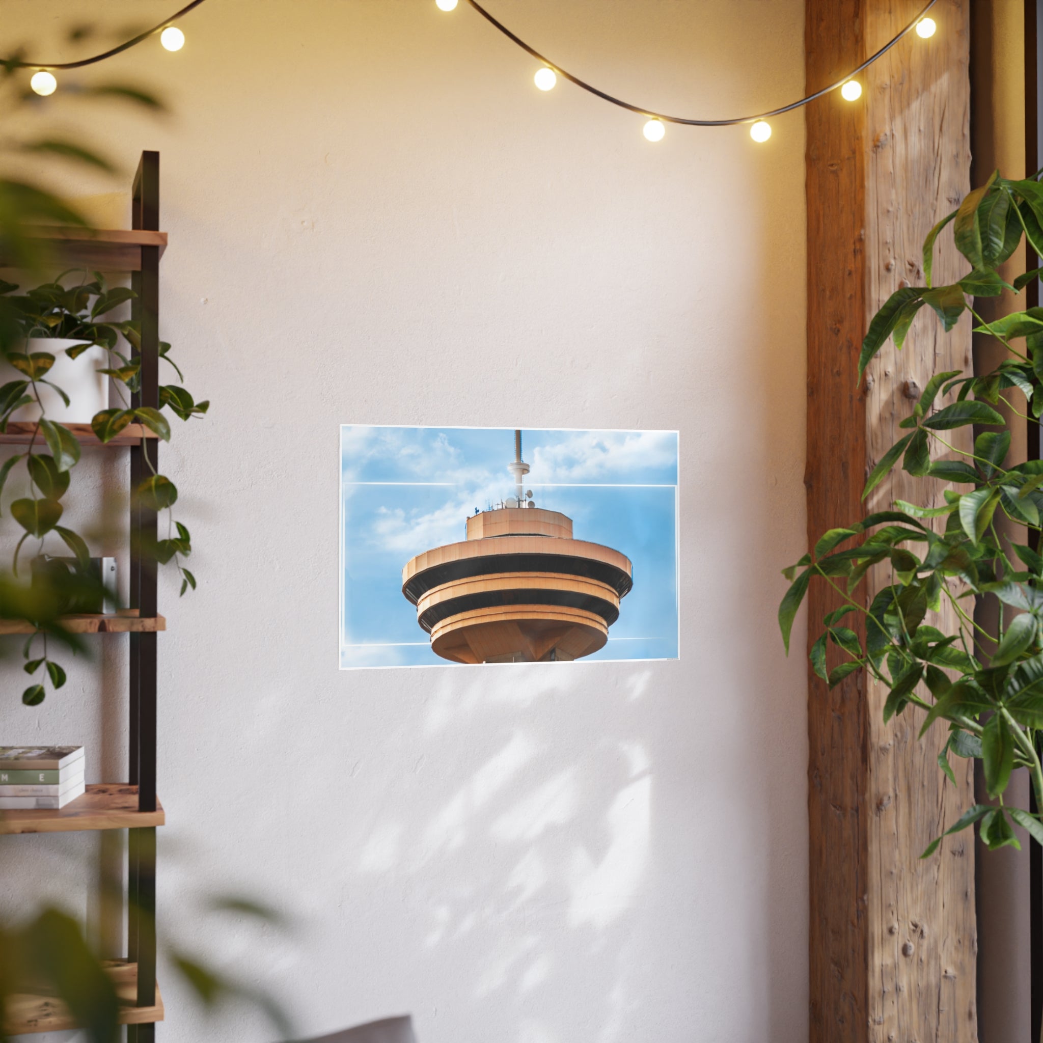 Multinex Vancity Skyscraper Vibrant Photo Art Poster - Multinex Floral Design for Home Decor