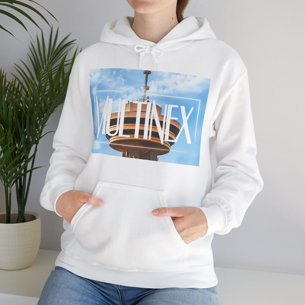 Multinex Vancity Skyscraper Trendy Unisex Hooded Sweatshirt with MUTINEX Design