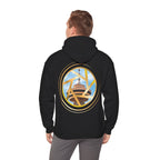 Multinex Vancity Skyscraper Back Trendy Unisex Hooded Sweatshirt with MUTINEX Design