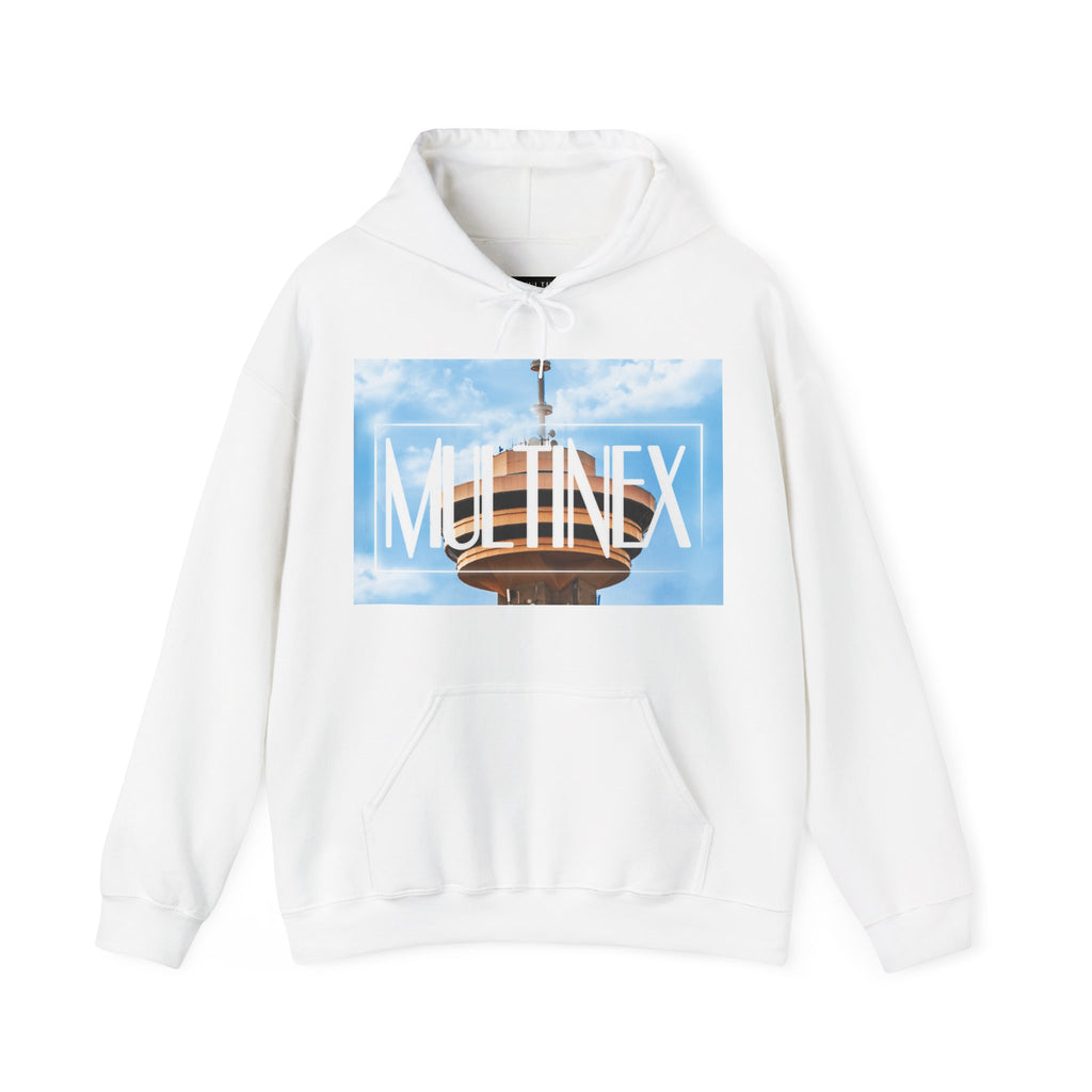 Multinex Vancity Skyscraper Trendy Unisex Hooded Sweatshirt with MUTINEX Design