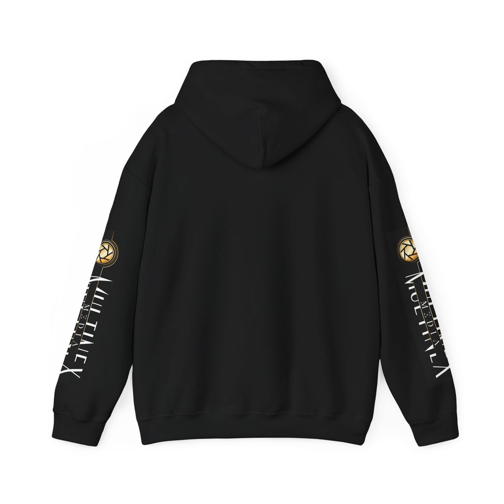 Multinex Floral Trendy Unisex Hooded Sweatshirt with MUTINEX Design