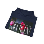 Multinex Floral Trendy Unisex Hooded Sweatshirt with MUTINEX Design