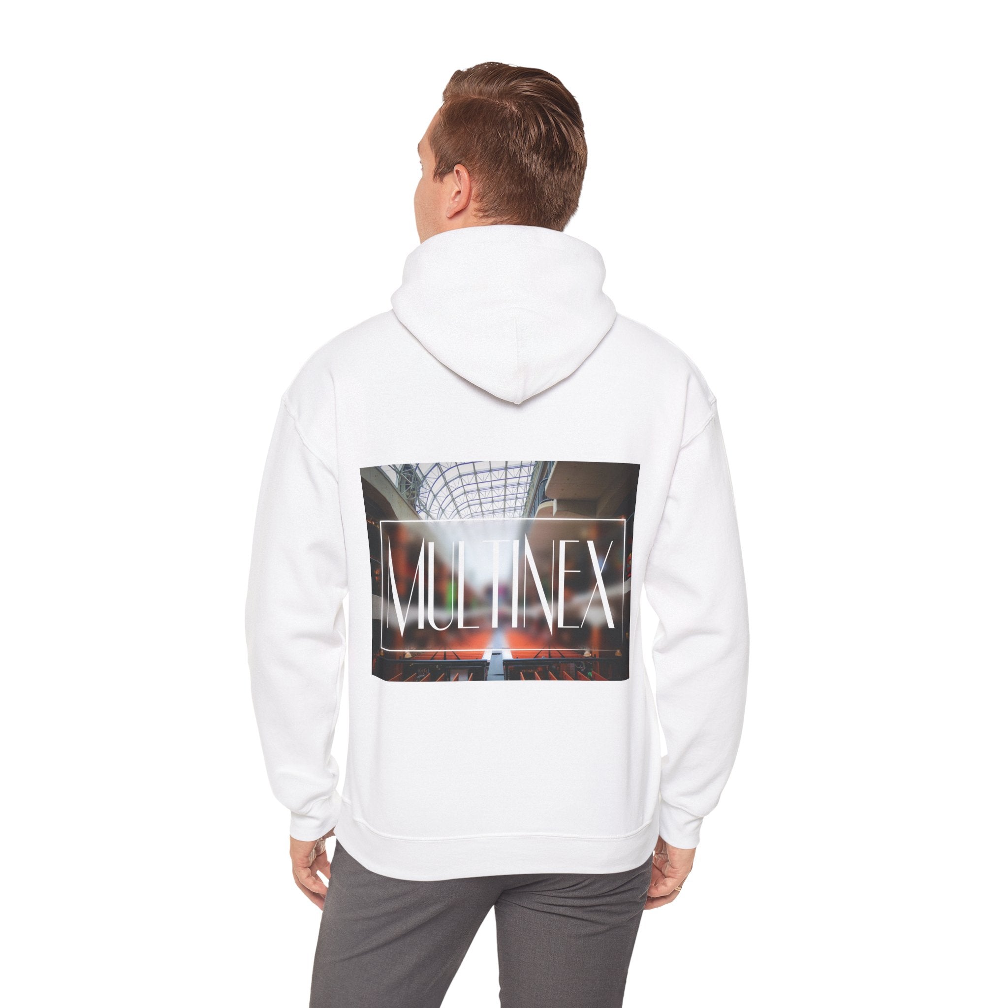 Multinex Market Back Trendy Unisex Hooded Sweatshirt with MUTINEX Design