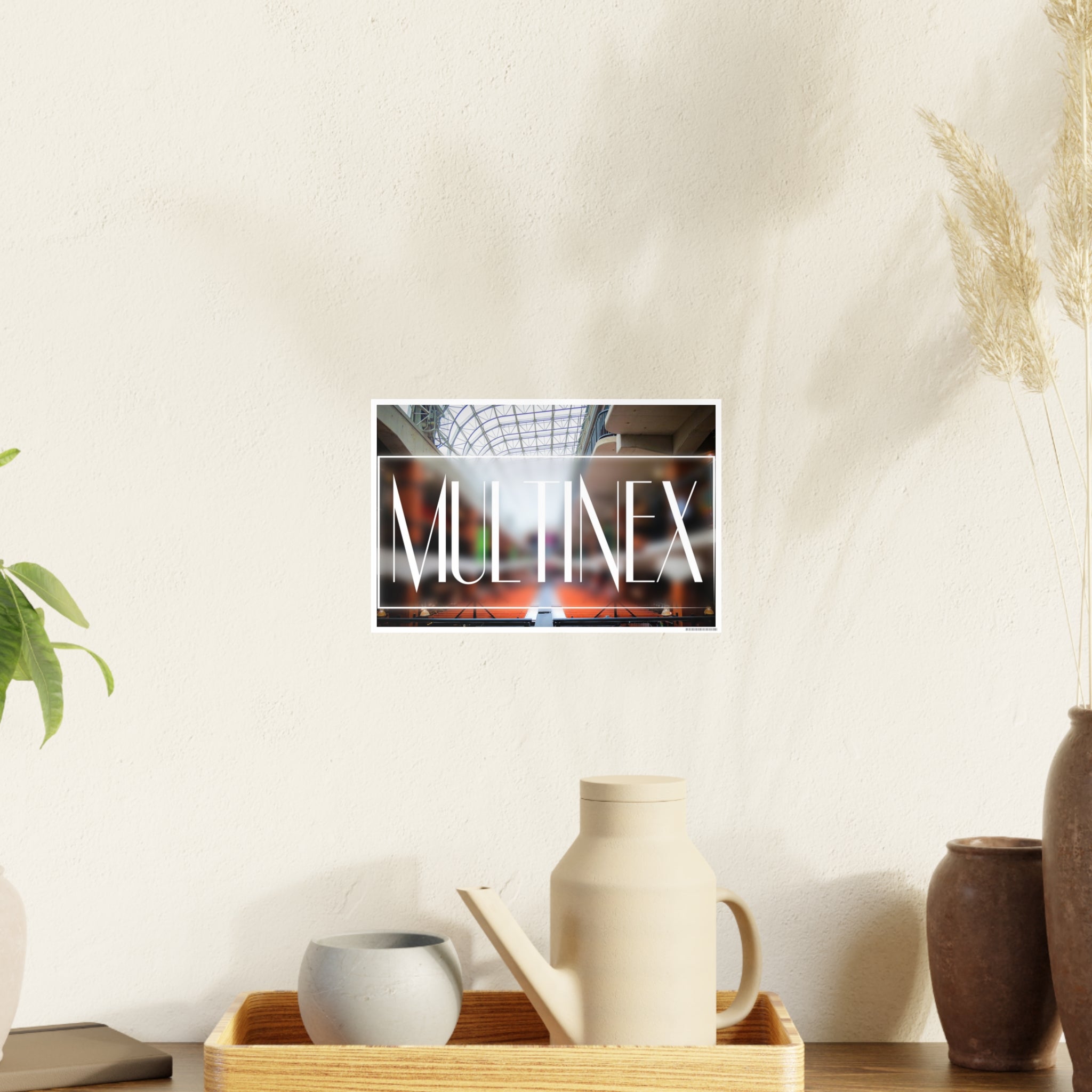 Multinex Market Vibrant Photo Art Poster - Multinex Design for Home Decor