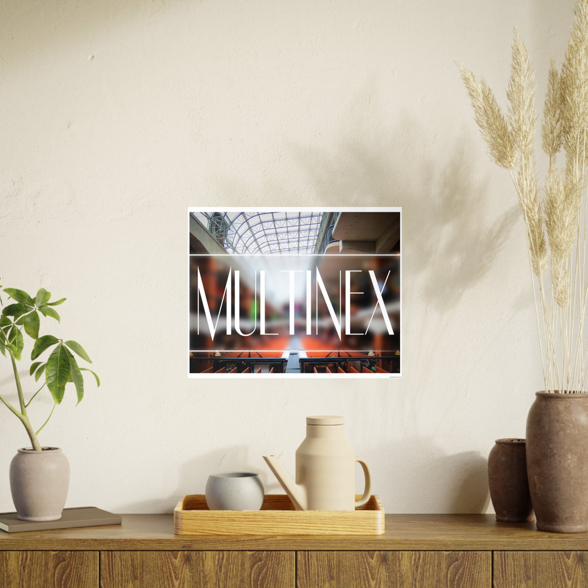 Multinex Market Vibrant Photo Art Poster - Multinex Design for Home Decor