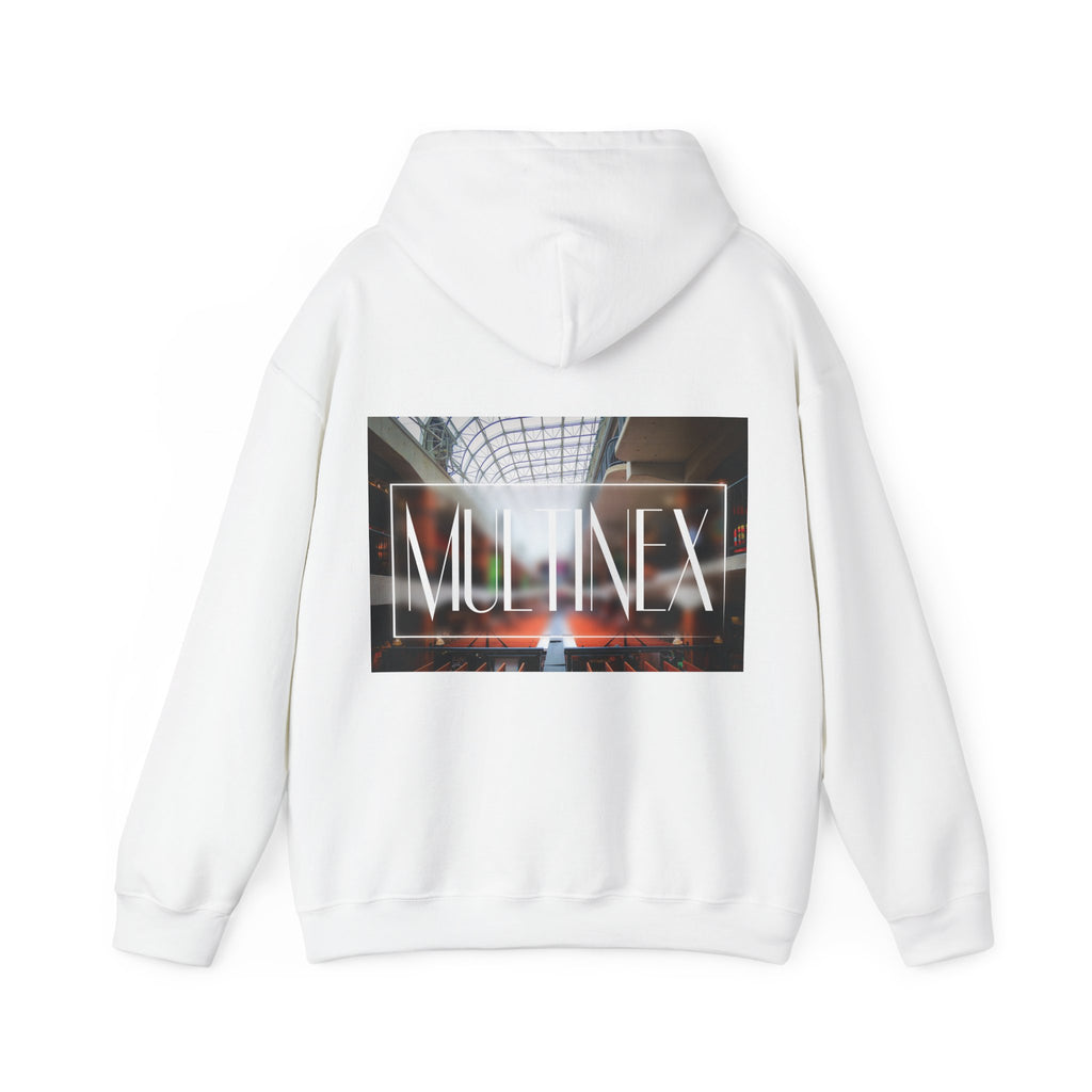 Multinex Market Back Trendy Unisex Hooded Sweatshirt with MUTINEX Design