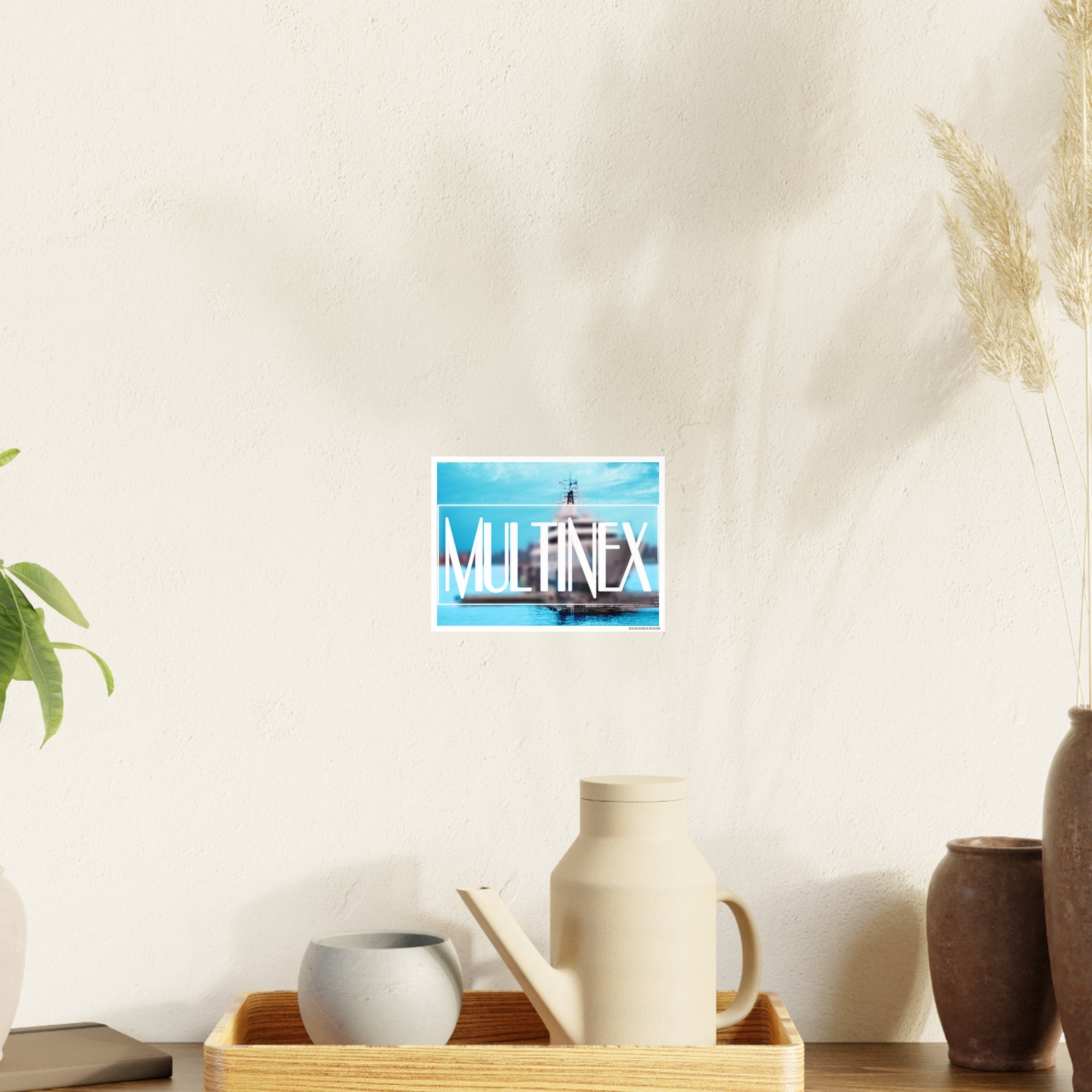 Multinex Yacht Vibrant Photo Art Poster - Multinex Design for Home Decor