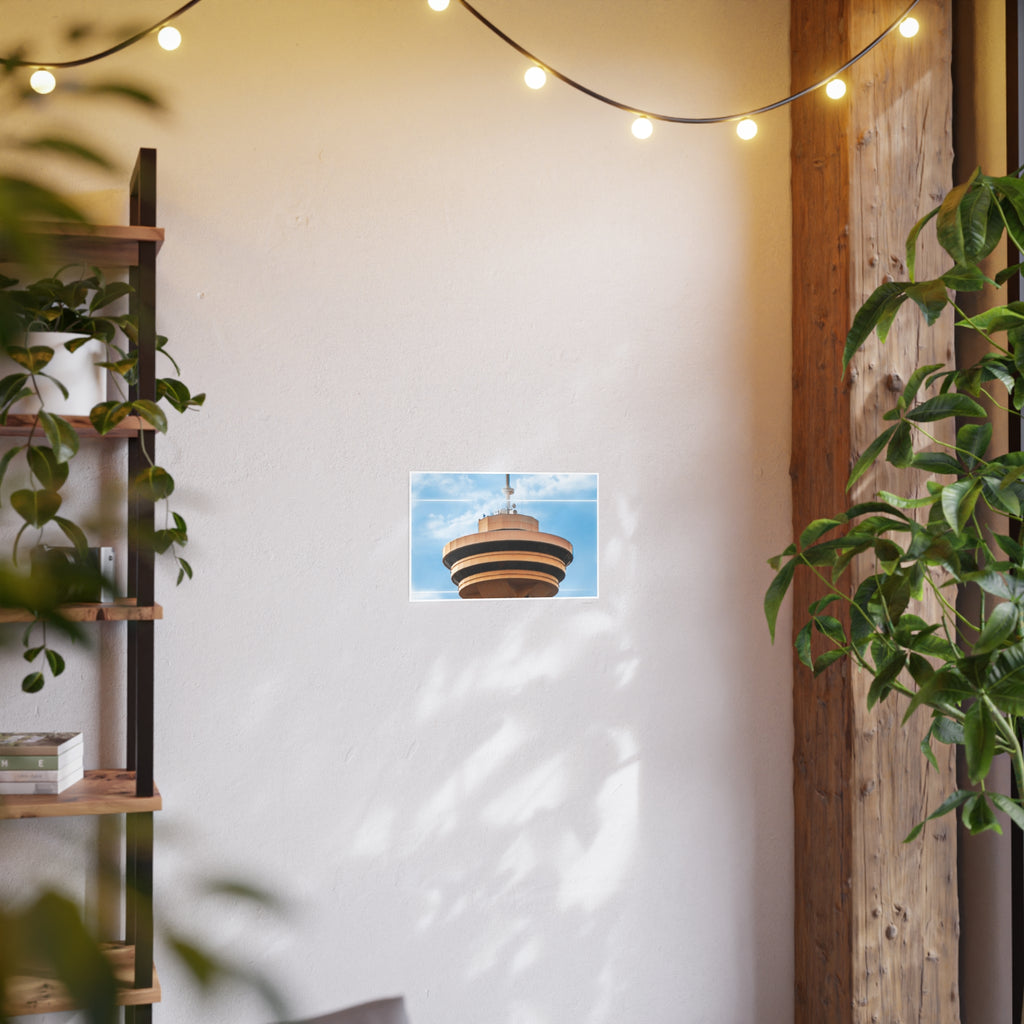 Multinex Vancity Skyscraper Vibrant Photo Art Poster - Multinex Floral Design for Home Decor