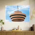 Multinex Vancity Skyscraper Vibrant Photo Art Poster - Multinex Floral Design for Home Decor