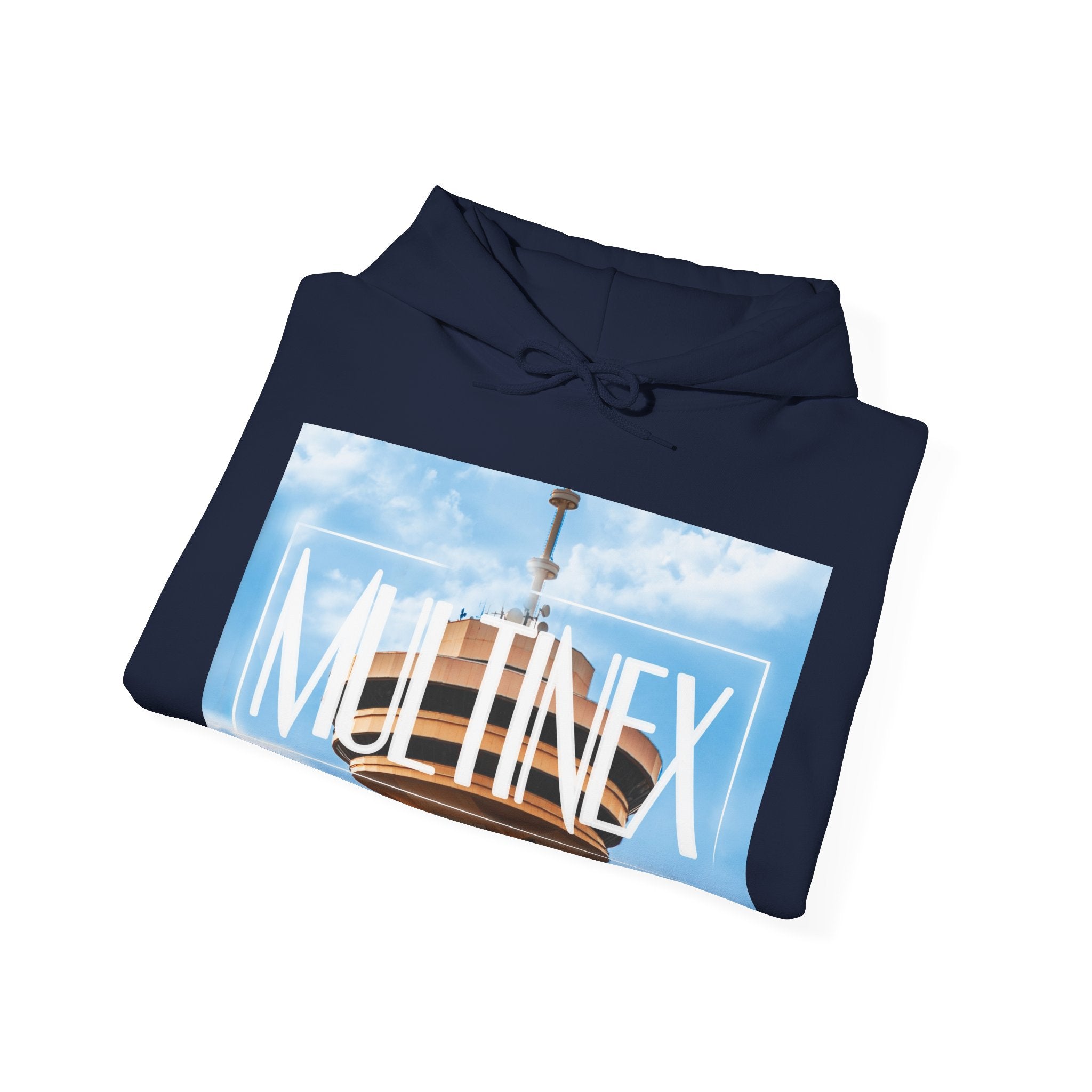 Multinex Vancity Skyscraper Trendy Unisex Hooded Sweatshirt with MUTINEX Design