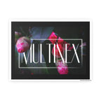 Multinex Floral Vibrant Photo Art Poster - Multinex Floral Design for Home Decor