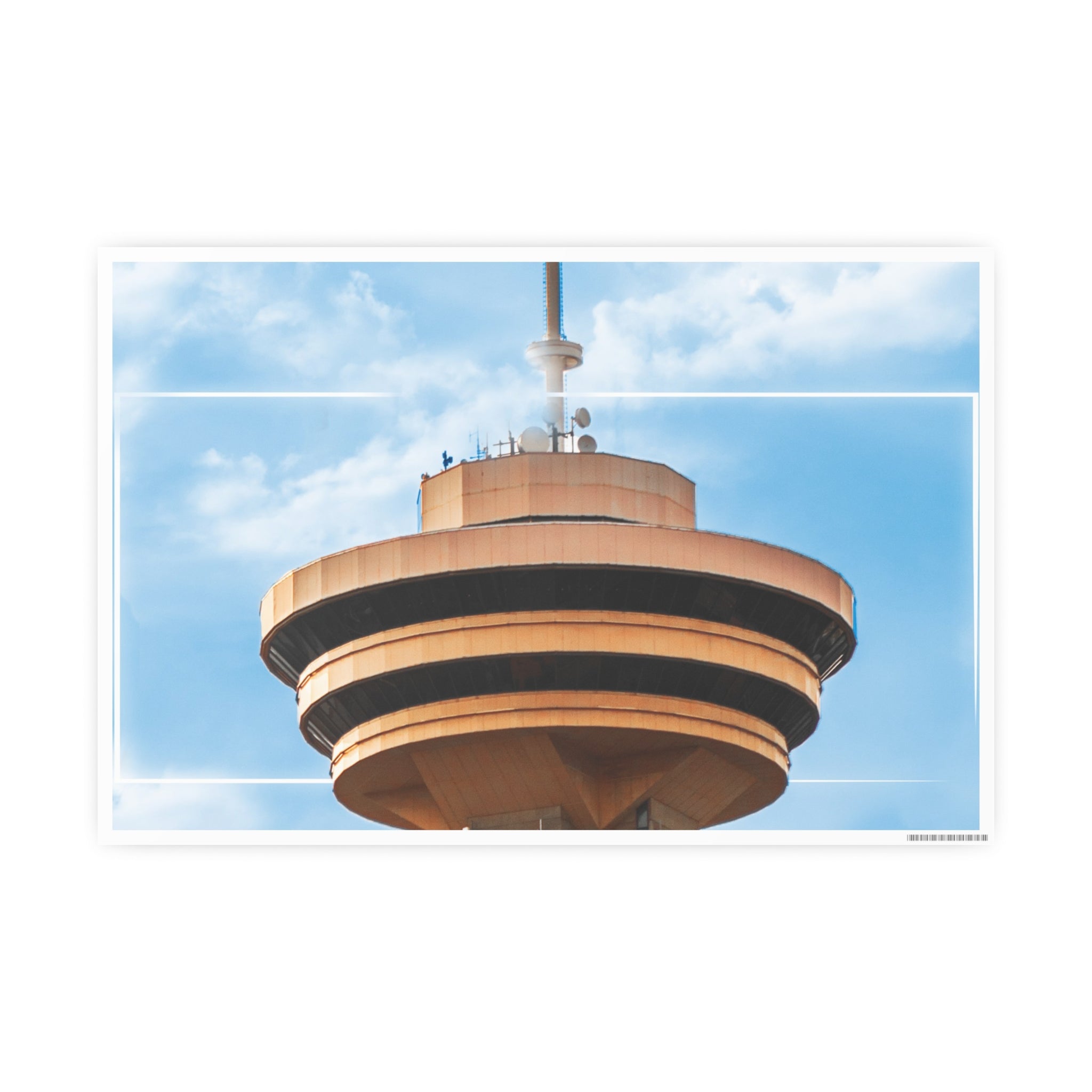 Multinex Vancity Skyscraper Vibrant Photo Art Poster - Multinex Floral Design for Home Decor