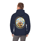 Multinex Vancity Skyscraper Back Trendy Unisex Hooded Sweatshirt with MUTINEX Design