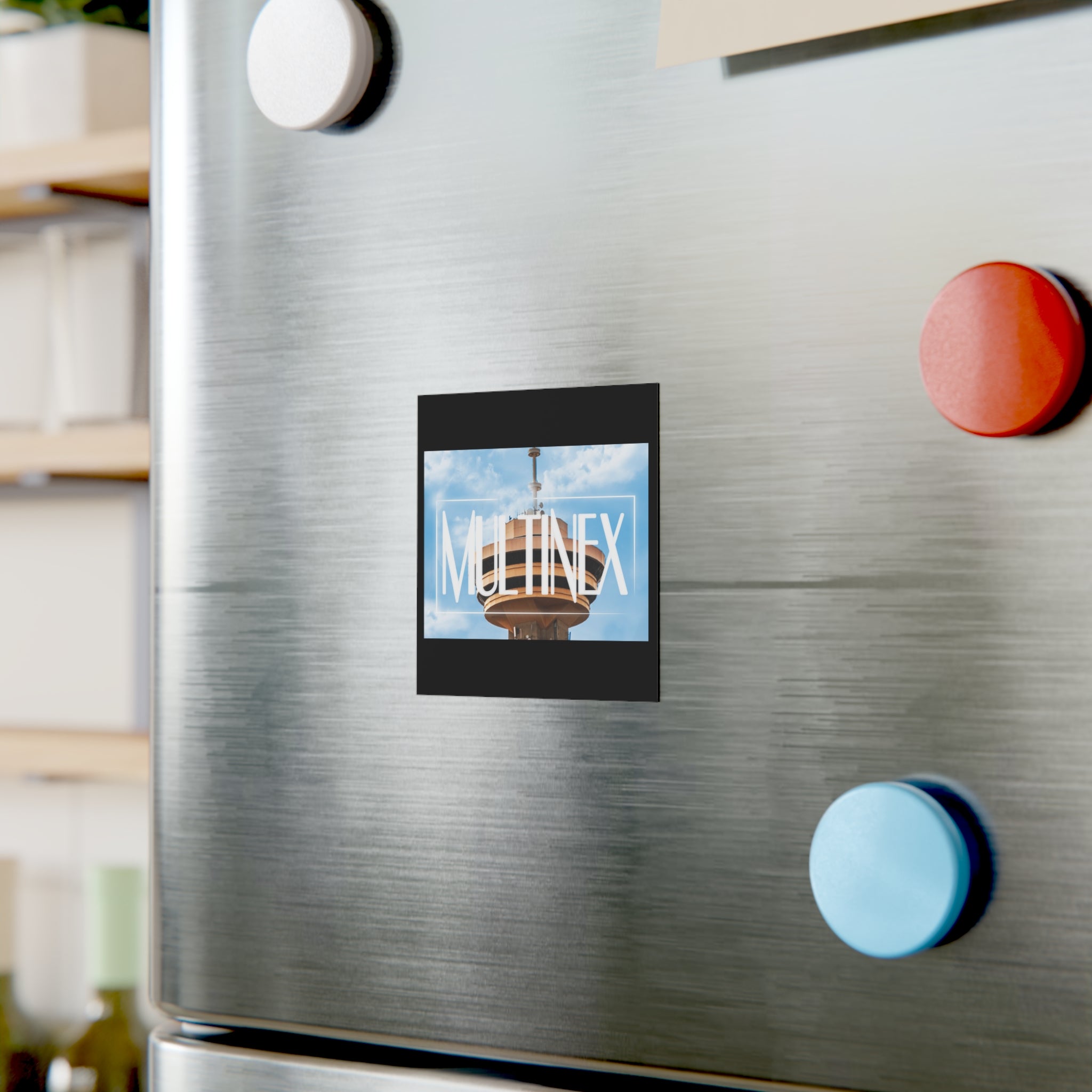 Multinex Vancity Skyscraper Square Magnet