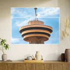 Multinex Vancity Skyscraper Vibrant Photo Art Poster - Multinex Floral Design for Home Decor