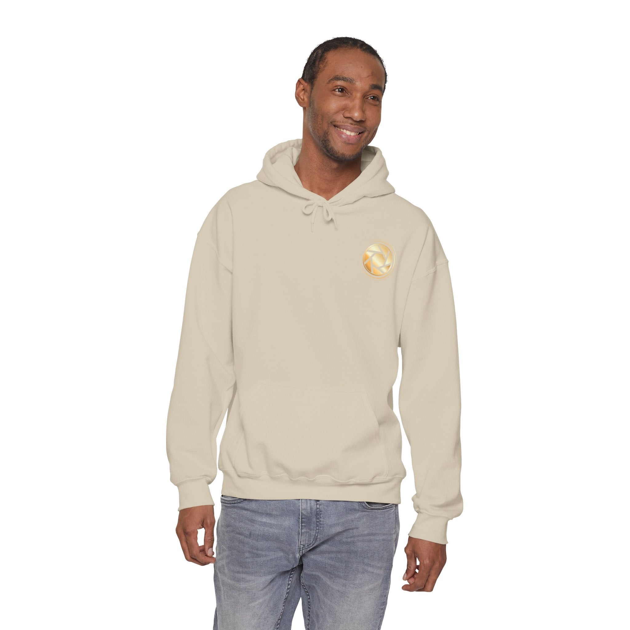 Multinex Vancity Skyscraper Back Trendy Unisex Hooded Sweatshirt with MUTINEX Design
