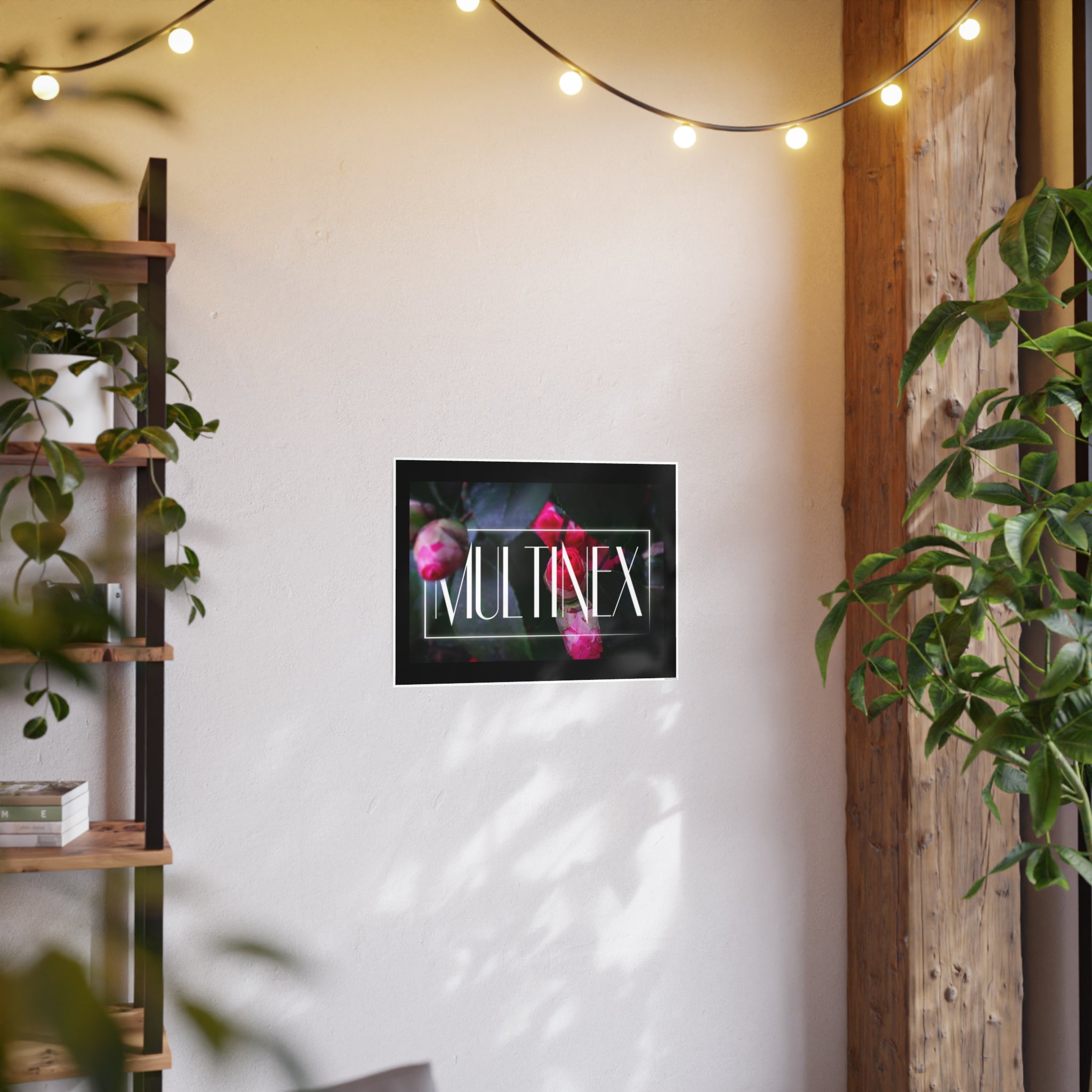 Multinex Floral Vibrant Photo Art Poster - Multinex Floral Design for Home Decor