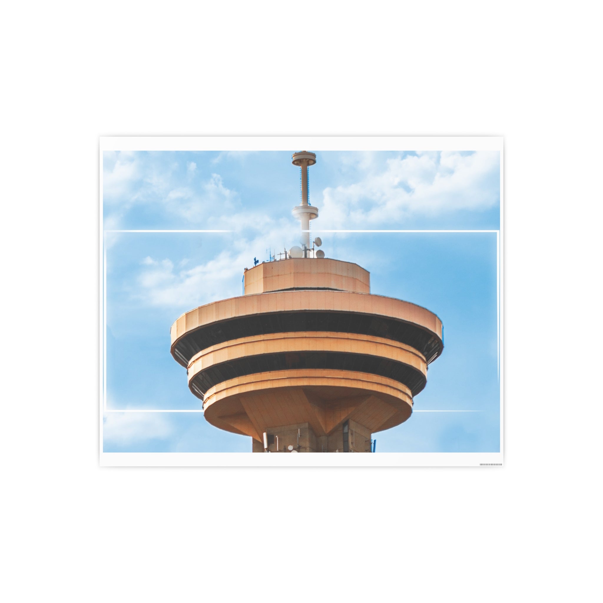 Multinex Vancity Skyscraper Vibrant Photo Art Poster - Multinex Floral Design for Home Decor