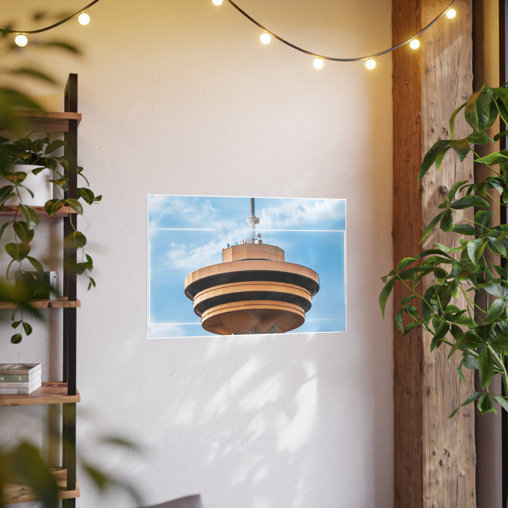 Multinex Vancity Skyscraper Vibrant Photo Art Poster - Multinex Floral Design for Home Decor