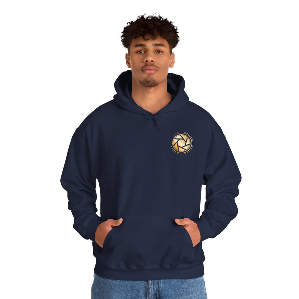 Multinex Vancity Skyscraper Back Trendy Unisex Hooded Sweatshirt with MUTINEX Design