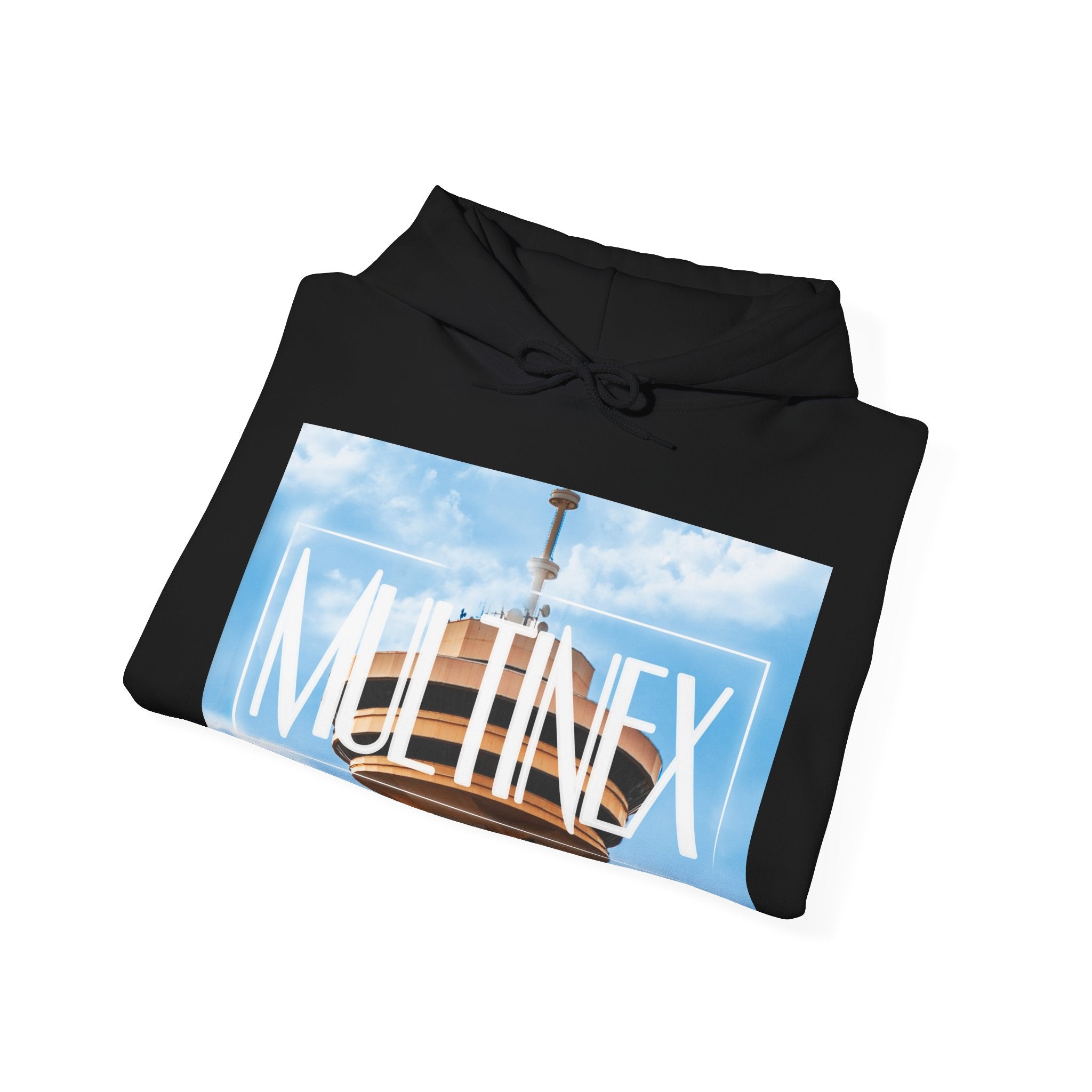 Multinex Vancity Skyscraper Trendy Unisex Hooded Sweatshirt with MUTINEX Design