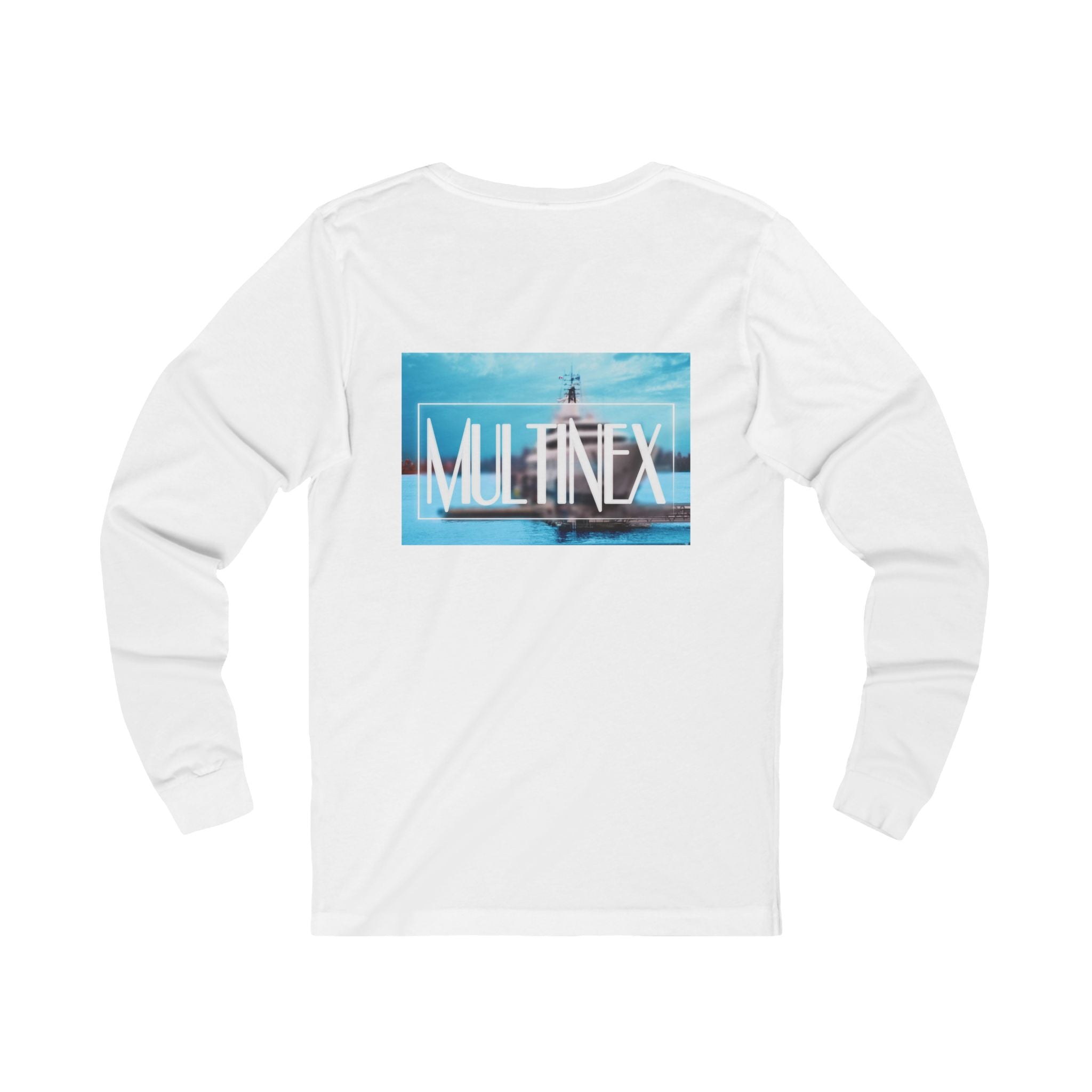 Multinex Yacht Cozy Graphic Long Sleeve Tee for Creative Souls
