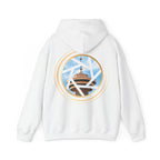 Multinex Vancity Skyscraper Back Trendy Unisex Hooded Sweatshirt with MUTINEX Design