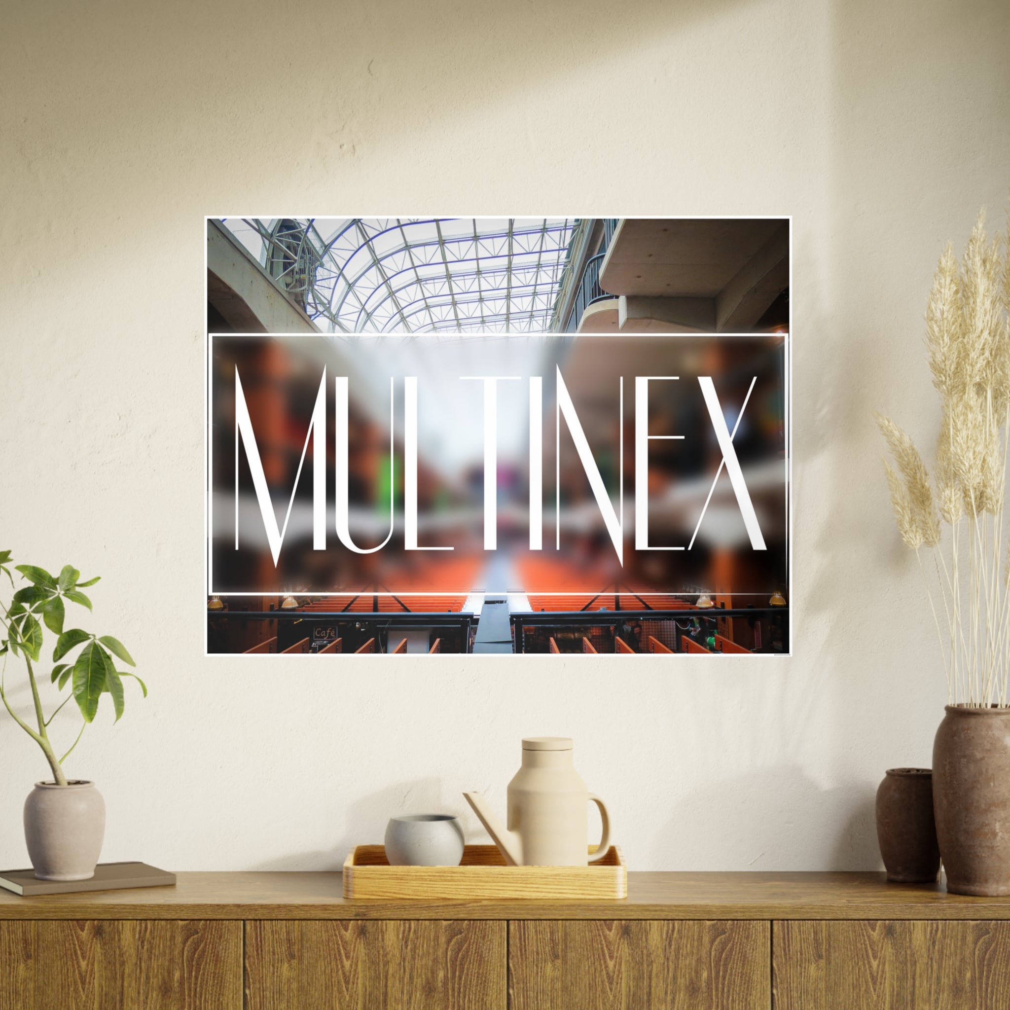 Multinex Market Vibrant Photo Art Poster - Multinex Design for Home Decor