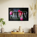 Multinex Floral Vibrant Photo Art Poster - Multinex Floral Design for Home Decor
