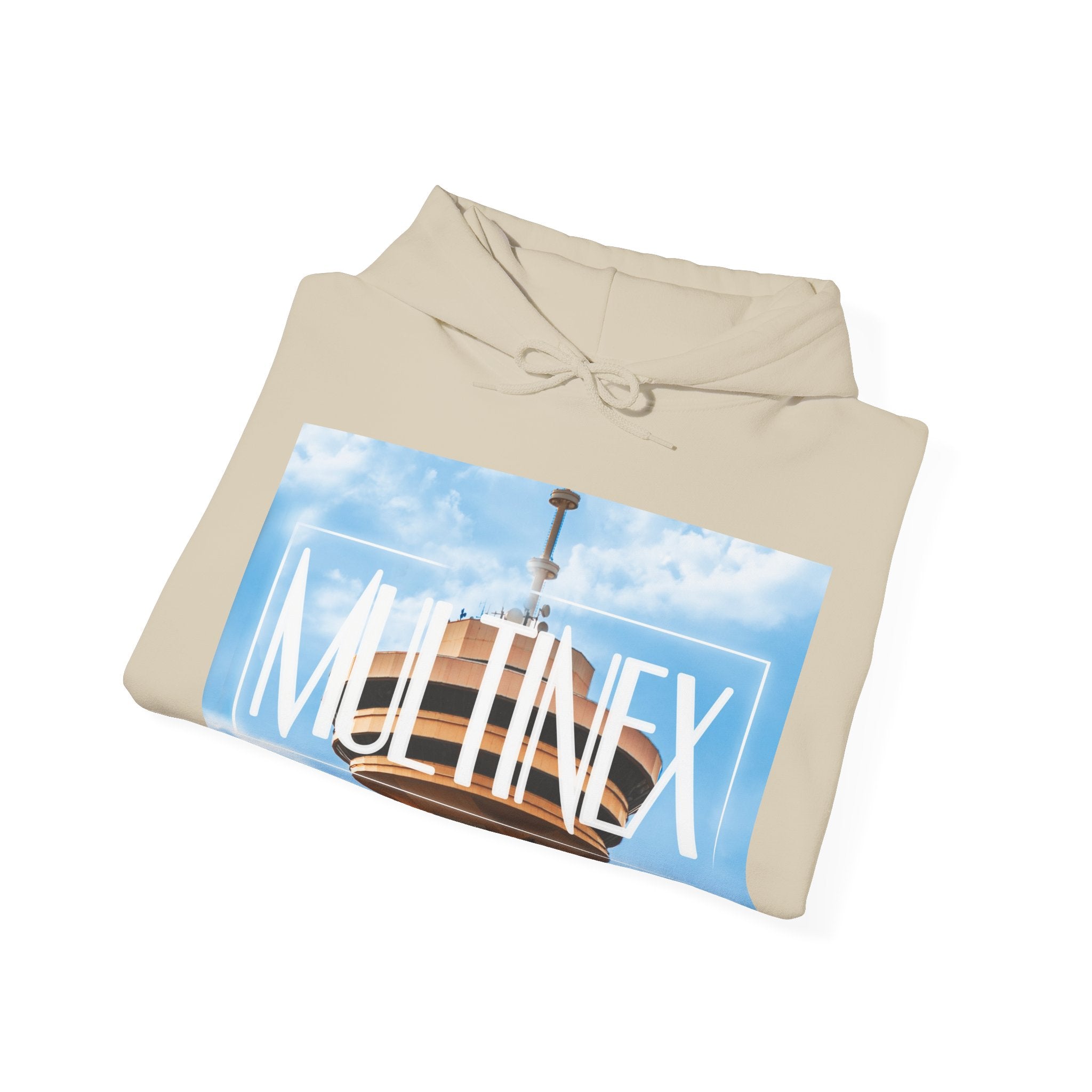 Multinex Vancity Skyscraper Trendy Unisex Hooded Sweatshirt with MUTINEX Design