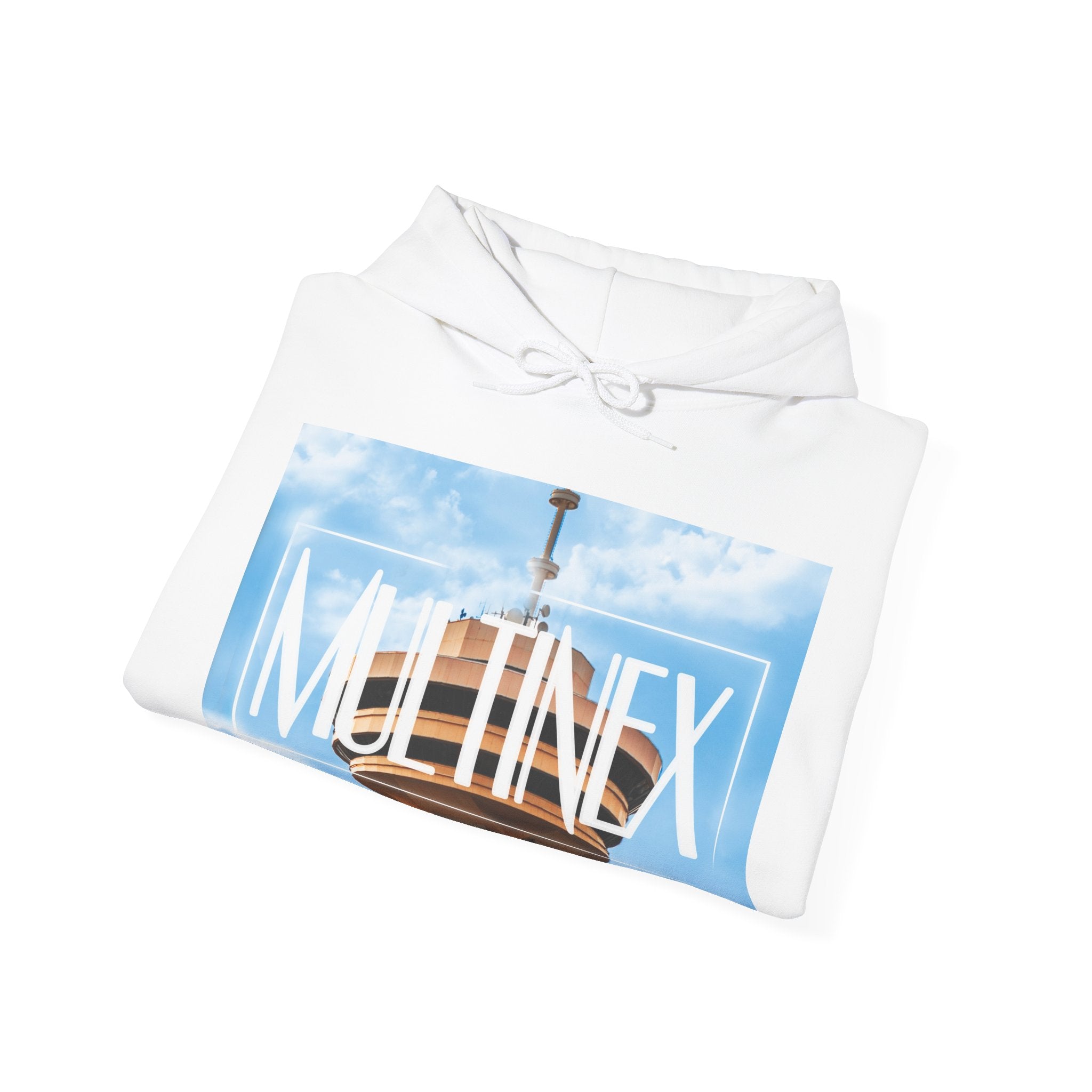 Multinex Vancity Skyscraper Trendy Unisex Hooded Sweatshirt with MUTINEX Design