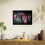 Multinex Floral Vibrant Photo Art Poster - Multinex Floral Design for Home Decor