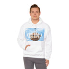 Multinex Vancity Skyscraper Trendy Unisex Hooded Sweatshirt with MUTINEX Design