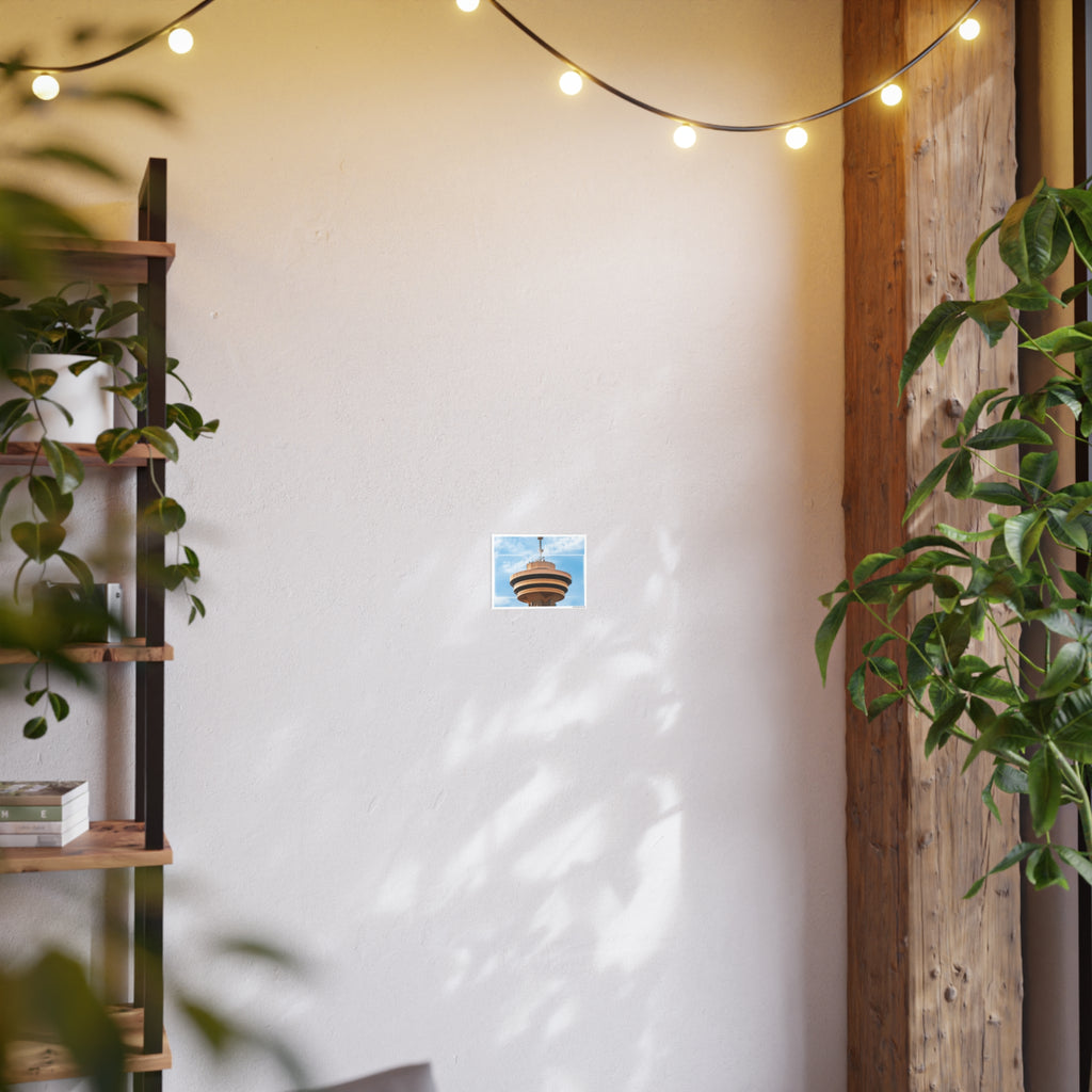 Multinex Vancity Skyscraper Vibrant Photo Art Poster - Multinex Floral Design for Home Decor