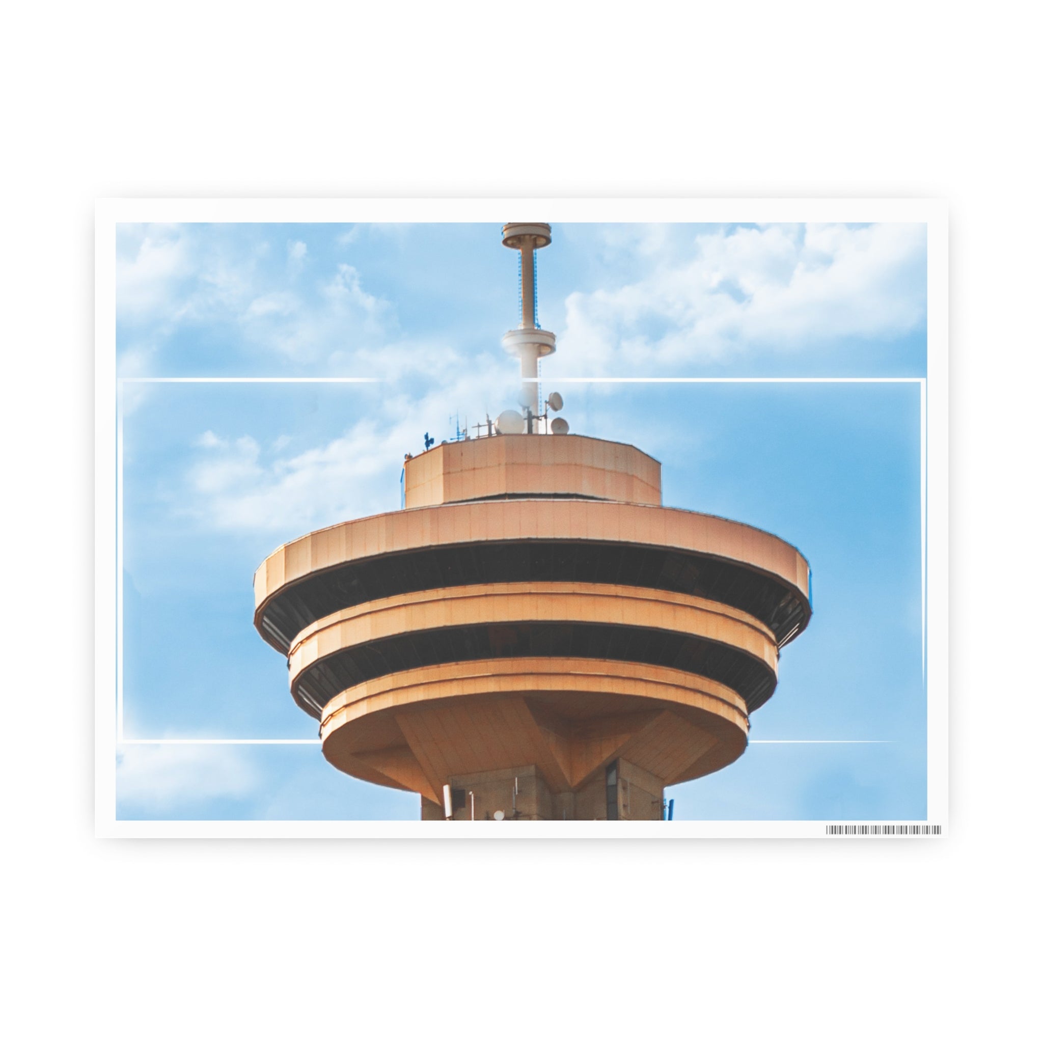 Multinex Vancity Skyscraper Vibrant Photo Art Poster - Multinex Floral Design for Home Decor