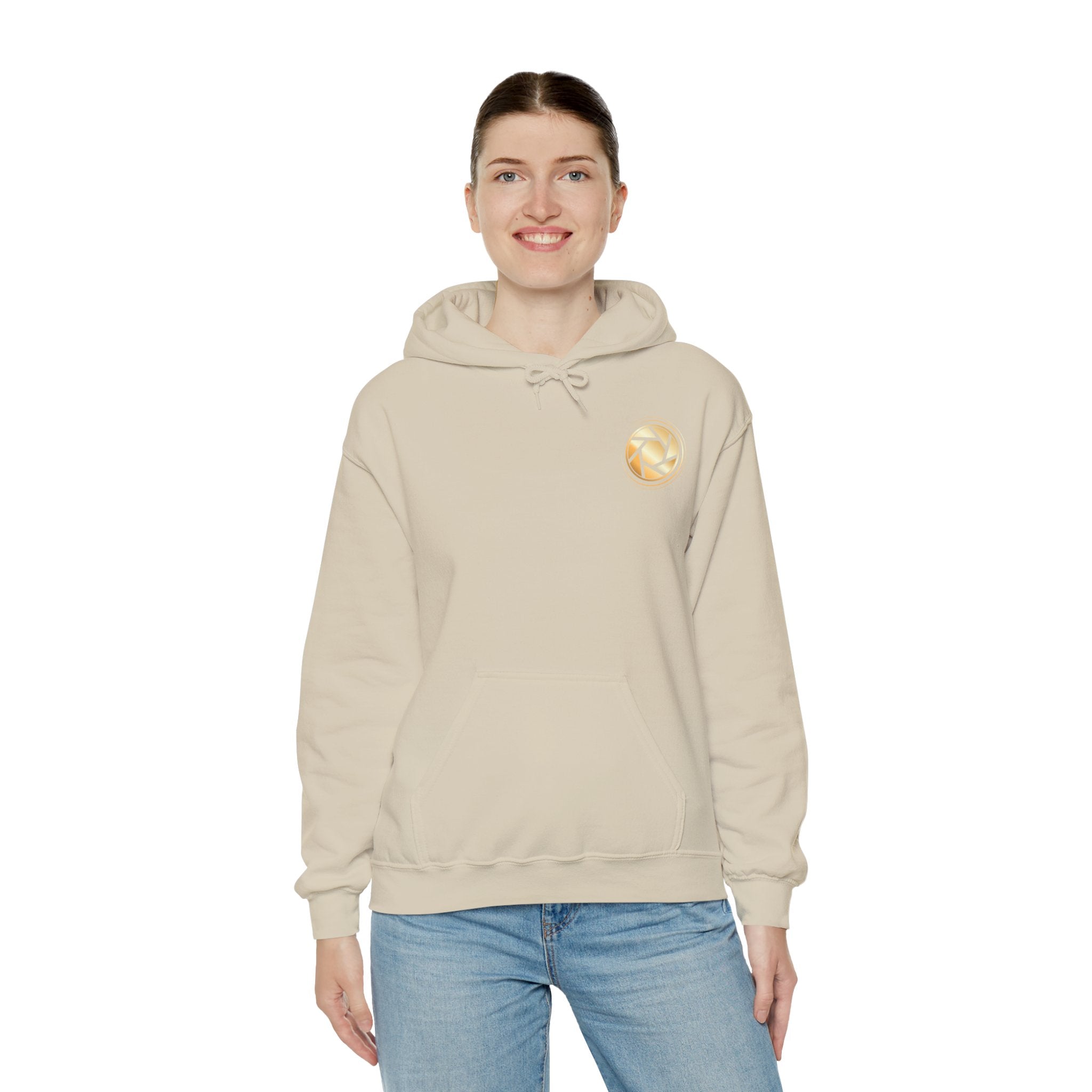 Multinex Vancity Skyscraper Back Trendy Unisex Hooded Sweatshirt with MUTINEX Design