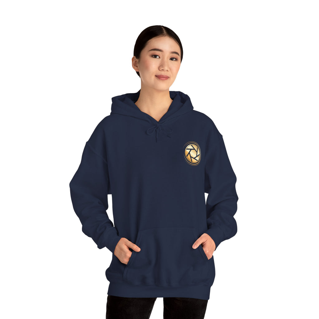 Multinex Vancity Skyscraper Back Trendy Unisex Hooded Sweatshirt with MUTINEX Design