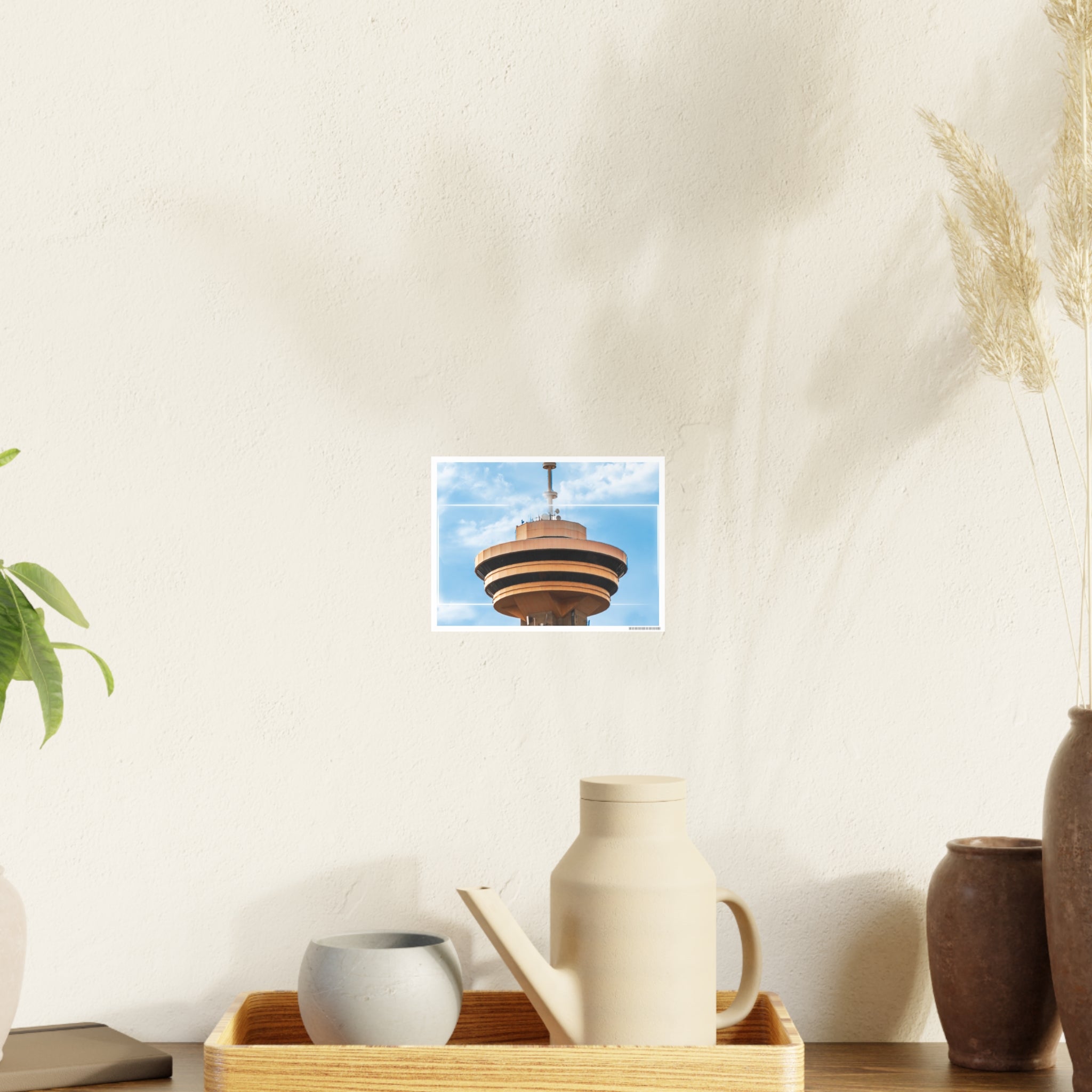 Multinex Vancity Skyscraper Vibrant Photo Art Poster - Multinex Floral Design for Home Decor