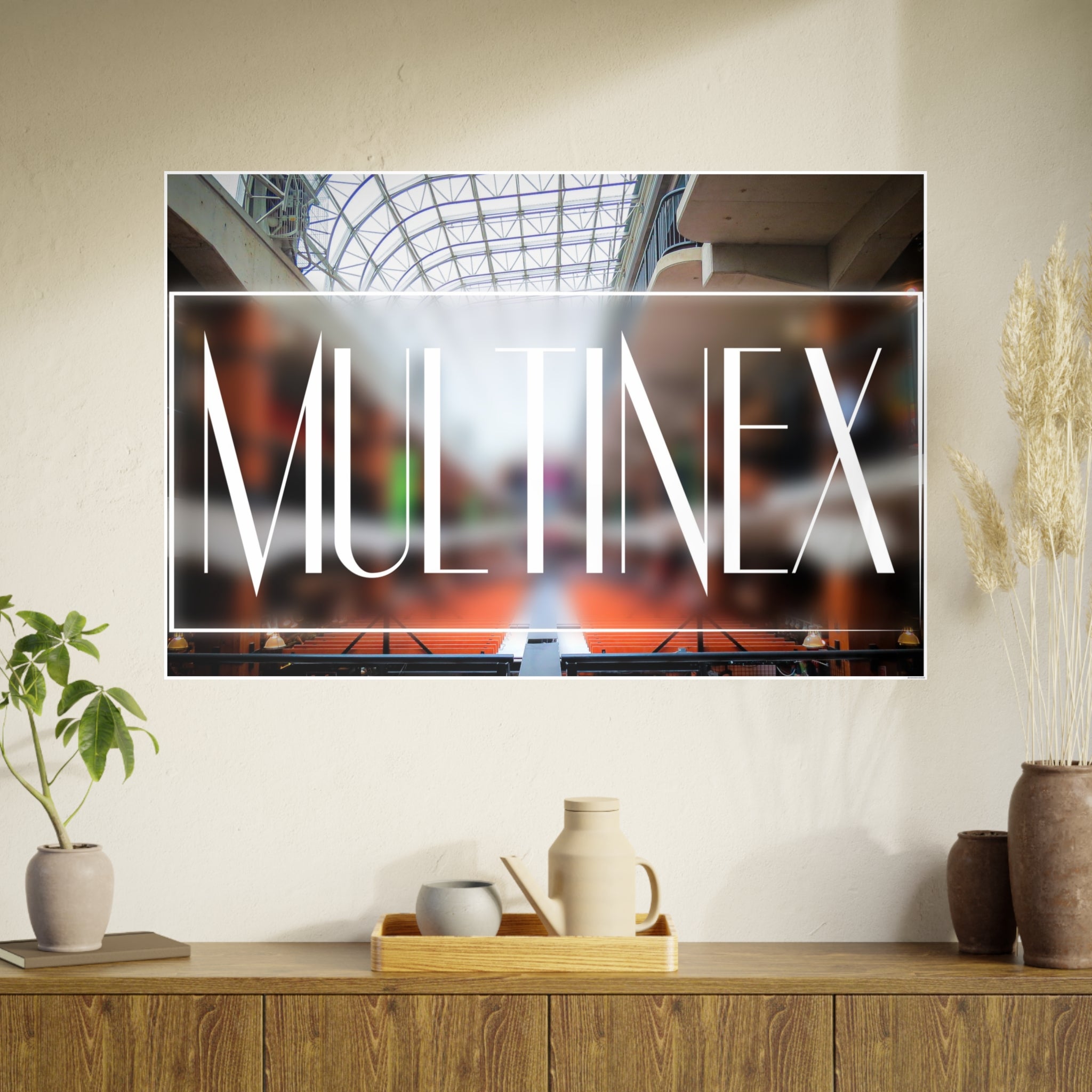 Multinex Market Vibrant Photo Art Poster - Multinex Design for Home Decor