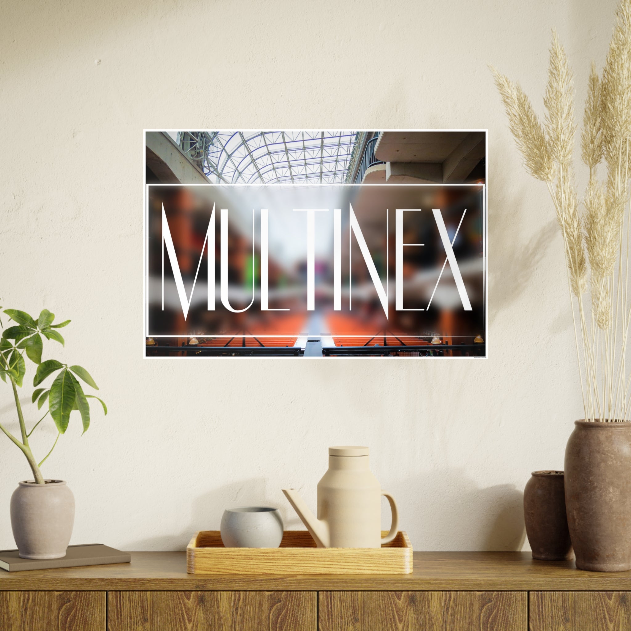 Multinex Market Vibrant Photo Art Poster - Multinex Design for Home Decor