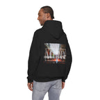 Multinex Market Back Trendy Unisex Hooded Sweatshirt with MUTINEX Design