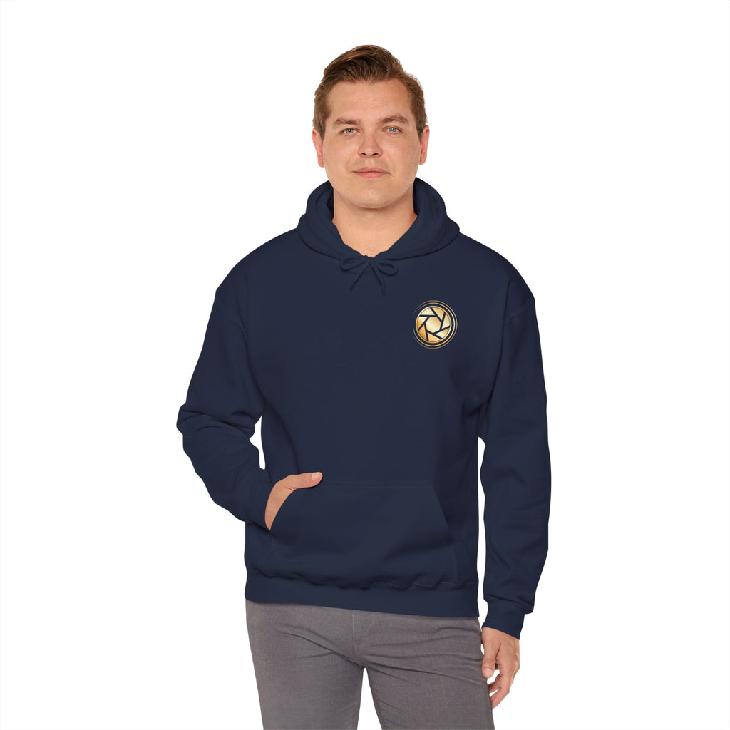 Multinex Vancity Skyscraper Back Trendy Unisex Hooded Sweatshirt with MUTINEX Design