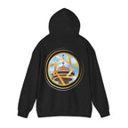 Multinex Vancity Skyscraper Back Trendy Unisex Hooded Sweatshirt with MUTINEX Design