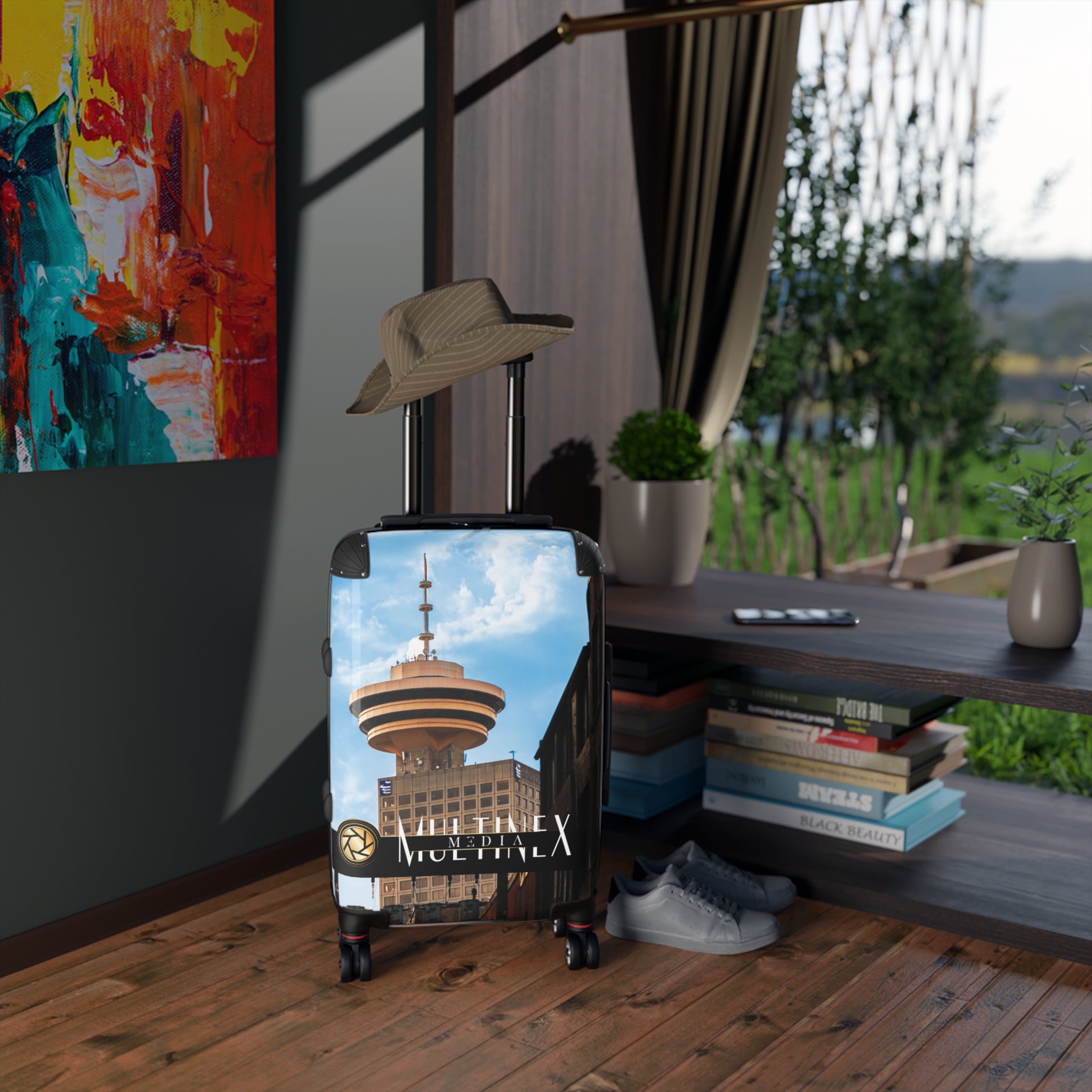 Multinex Vancity Skyscraper Stylish Travel Suitcase