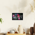 Multinex Floral Vibrant Photo Art Poster - Multinex Floral Design for Home Decor