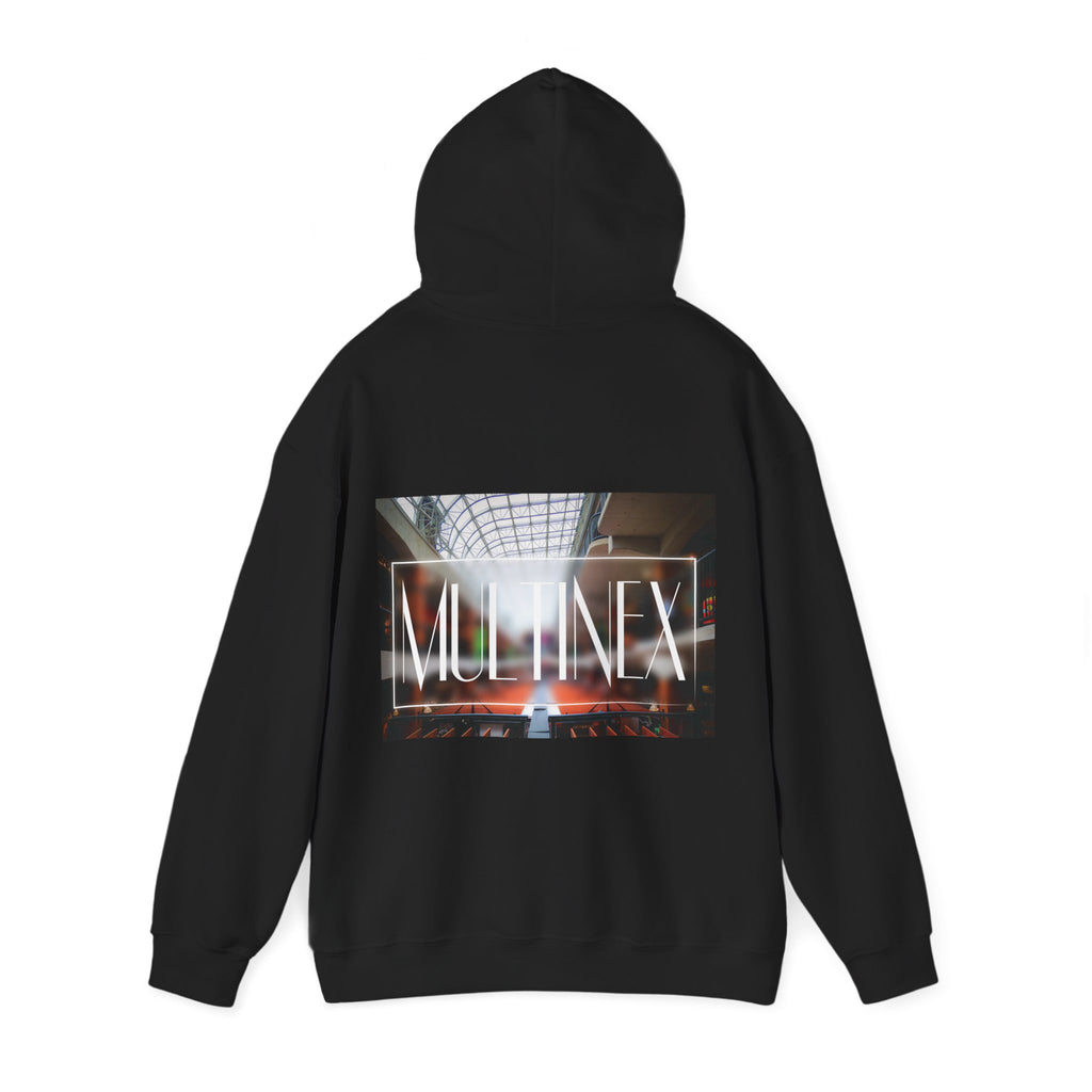 Multinex Market Back Trendy Unisex Hooded Sweatshirt with MUTINEX Design