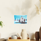 Multinex Yacht Vibrant Photo Art Poster - Multinex Design for Home Decor