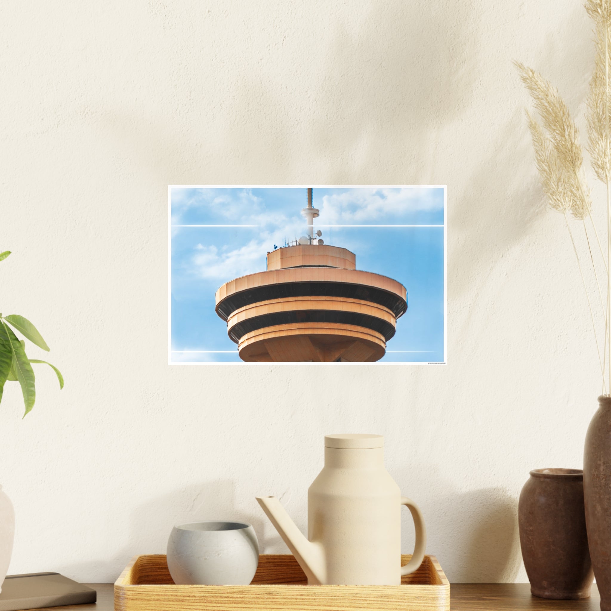 Multinex Vancity Skyscraper Vibrant Photo Art Poster - Multinex Floral Design for Home Decor