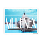 Multinex Yacht Vibrant Photo Art Poster - Multinex Design for Home Decor